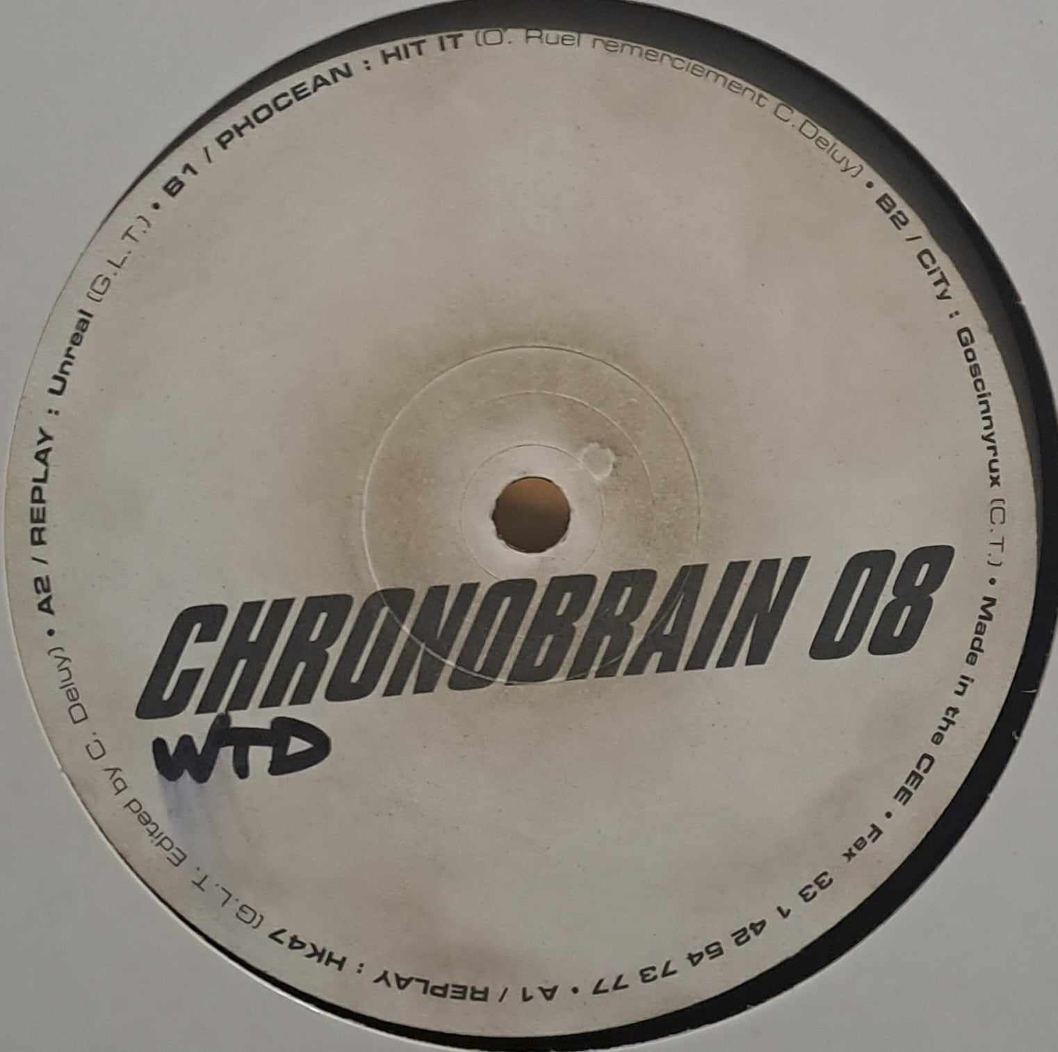 Chronobrain 08 - vinyle techno